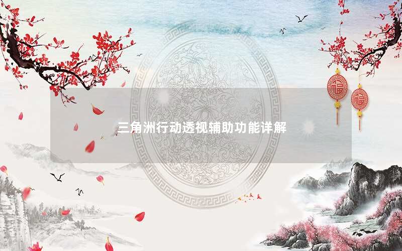 三角洲行动透视辅助功能